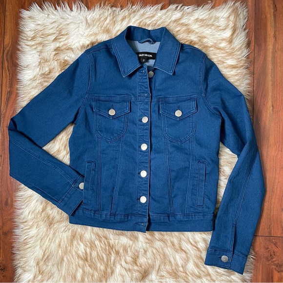 Ashley Mason stretch denim jacket. NWOT - Picture 4 of 8